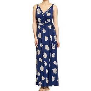 Old Navy floral faux wrap dress